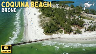 Coquina Beach  Aerial View [upl. by Assilram]