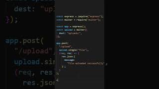 Nodejs File Upload API [upl. by Ventura]