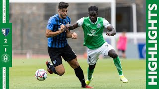 Highlights Inter Club dEscaldes 2 Hibernian FC 1  UEFA Europa Conference League [upl. by Enialedam]