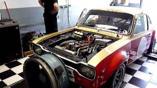 MK1 Escort Alan Mann with NA Cosworth engine on rollers [upl. by Weinert973]