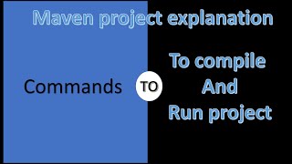 Maven commands to build maven project Maven Tutorial part 7 [upl. by Ruamaj]