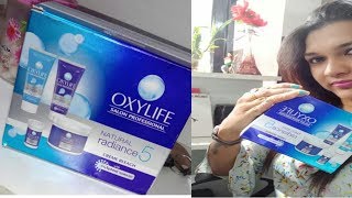 Oxylife natural radiance 5 cream bleach review‖ Oxylife salon professional cream bleach [upl. by Jorey272]