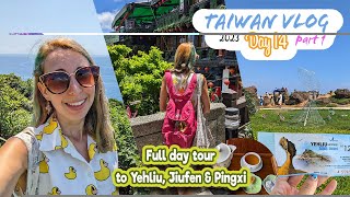 Taiwan day 14 part 1  Full day Group tour to Yehliu Jiufen amp Pingxi  visit most famous Tea House [upl. by Bentlee]