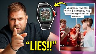 Exposing Jack Doherty Lying About His Watches Again [upl. by Ahens]