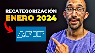 RECATEGORIZACIÓN MONOTRIBUTO paso a paso en AFIP 2024 [upl. by Anairotciv]