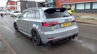 530HP Stage 2 Audi RS3 8V Sportback with Milltek Exhaust  LOUD Accelerations amp Revs [upl. by Annmarie]