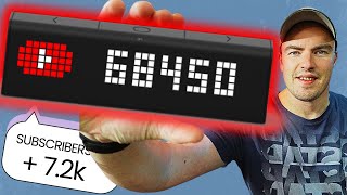 I ordered the LaMetric Live Subscriber Counter [upl. by Stockmon968]