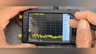 TinySA Spektrum Analyzer für Frequenzen bis 5 Ghz unlock ultra mode 4321 [upl. by Bowie]