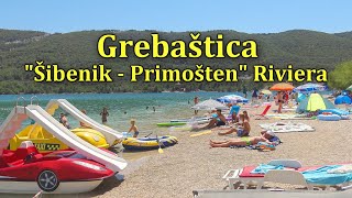 Sibenik Primosten Riviera Grebastica Croatia  4K [upl. by Eppillihp271]