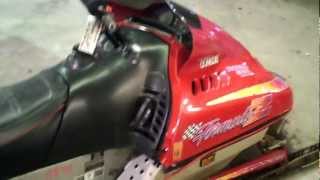 LOT 1184A 1995 Ski Doo Formula Z 583 Snowmobile Running [upl. by Emmalyn57]