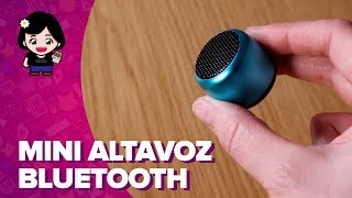 ¡Mini altavoz bluetooth WTF Smart Speaker  ChicaGeek [upl. by Eiten]