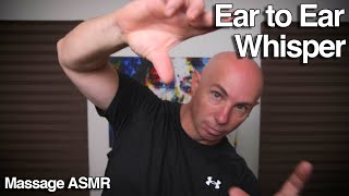 ASMR Ear to Ear Whisper with Inaudible Sounds and Hand Movements [upl. by Llevart]