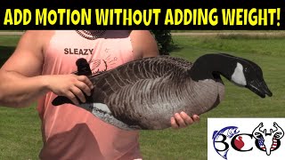 Goose Silhouettes with built in motion higdon motion flats  bco review [upl. by Kinemod]