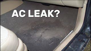 Water Dripping From Car When AC On Fixed  2008 Toyota Yaris AC Leaking [upl. by Grady]