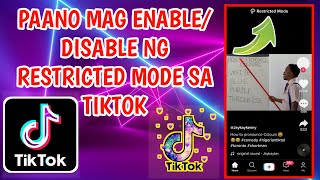 Paano mag ENABLEDISABLE ng Restricted Mode sa TikTok Account Beginners Guide 2021 [upl. by Ajna]