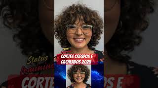 CORTES CABELOS CACHEADOS e CRESPOS cortedecabelofeminino trendingvideo curls cabeloscacheados [upl. by Assilla]