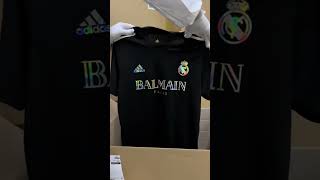 Camisa real Madrid BALMAIN [upl. by Assela881]