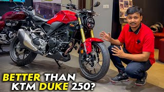 2024 Honda CB300R Review  Better Than KTM Duke 250 [upl. by Bremble884]