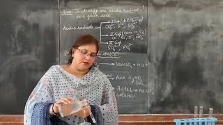 Test for chloride bromide iodide nitrate acidic radicals Group II Class XI Practical Dr Saloni [upl. by Atikam]