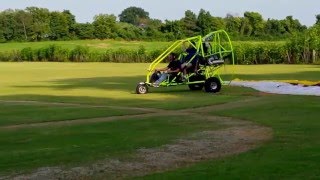 My First Powered Parachute Flight  Takeoff [upl. by Droffilc243]