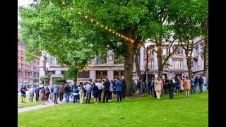 City Hall Park reopens to public with grand opening celebration [upl. by Yrod]