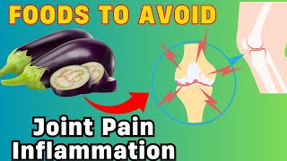 Top 6 Inflammatory Foods to Avoid for ARTHRITIS Reduce Joint Pain and Inflammation [upl. by Hayyikaz]