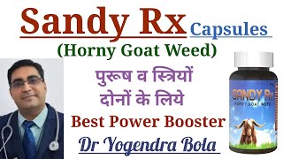 Sandy Rx Capsule Horny Goat Weed Best Power Booster  For both Males amp Females  By Dr Y Bola [upl. by Odracir]