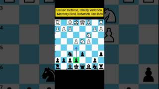 Sicilian Defense OKelly Variation Maroczy Bind Robatsch Line B28 rap music hiphop [upl. by Godwin]