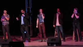 Home Free performing perfectly Lee Greenwoods God Bless The USA in Austins hometown [upl. by Ehsom568]