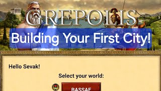 Grepolis Strategy How to Build Your First City [upl. by Leirda]