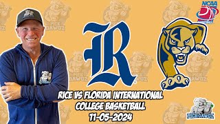 Rice vs FIU 11524 Free College Basketball Picks and Predictions  NCAAB Pick [upl. by Willy]