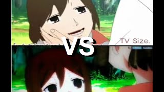 Ayano no Koufuku Riron Comparación Tv Anime vs Bluray [upl. by Lemhaj]