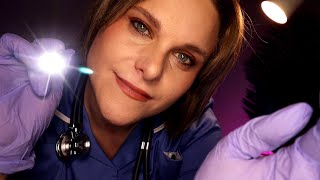 Most Relaxing ASMR Night Nurse Check Up amp Wound Care [upl. by Steel548]