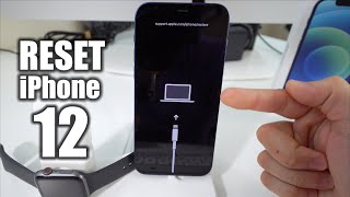 How To Reset amp Restore your Apple iPhone 12  Factory Reset [upl. by Adrahc]