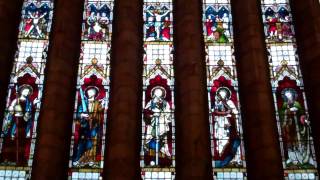 West Memorial Stained Glass Window St Machars Cathedral Aberdeen Scotland [upl. by Artemisa]