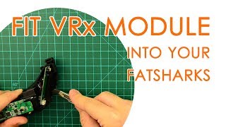 How to fit any VRx module into your Fatshark goggles feat Attitude V3  EASY FIX [upl. by Bundy14]