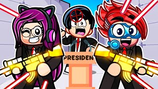 Protege al PRESIDENTE en ROBLOX RIVALS con mi FAMILIA  Karim Juega [upl. by Paddy]