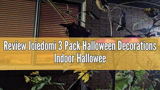 Review Joiedomi 3 Pack Halloween Decorations Indoor Halloween Lights with Timer Halloween Decoration [upl. by Kumler]