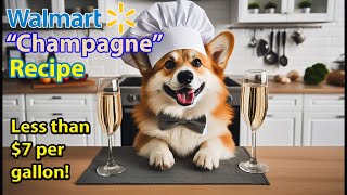 Recipe Make quotChampagnequot on a Walmart Budget [upl. by Aiz]