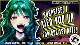 Yandere Vampire Ties You up for a Date 🩸 Yandere ASMR Vampire Kidnapping F4A Sleep Aid [upl. by Natale]