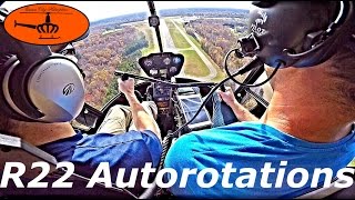 R22 Autorotation Training [upl. by Sirah]