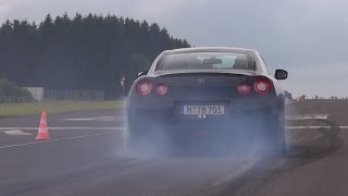 EPIC Launch Control in a 1000HP Nissan R35 GTR MTB Godzilla [upl. by Zeena155]