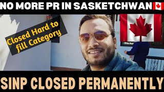 SINP CLOSED 🇨🇦 NO MORE PR IN SASKETCHWAN CANADA canada pr visa india sinp punjab studyvisa [upl. by Lida]