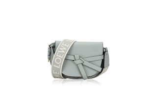 Loewe Calfskin Jacquard Mini Gate Dual Bag Ash Grey [upl. by Clement101]