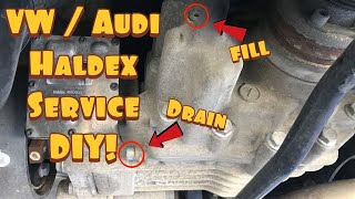 Volkswagen amp Audi Haldex AWD Service DIY [upl. by Soalokcin145]