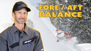 Ep9  Snowmobile Fore And Aft Balance Point [upl. by Aoh624]