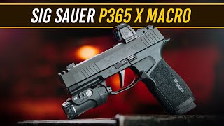 SIG Sauer P365 XMACRO Comp Review Slim 171 Concealed Carry Pistol [upl. by Adnilema]