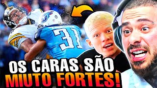 Reagindo as maiores pancadas da NFL  Leo Stronda [upl. by Prichard336]