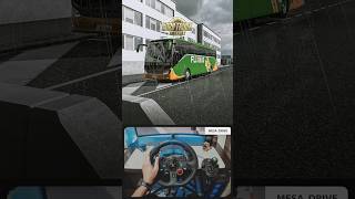 Setra Bus Strating in Rainy Day  eurotrucksimulator2 logitechg29 gameplay gaming games bus [upl. by Suoirrad]