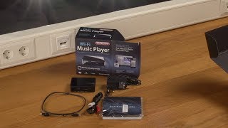 Unboxing e installazione di Sitecom WMA1000 WiFi Music Player  ITALIANO [upl. by Rona959]